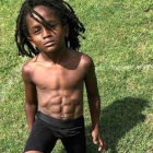 Rudolph Ingram, el niño de 7 años considerado el futuro Usain Bolt.-EL PERIÓDICO