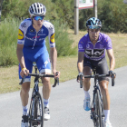 David de la Cruz junto a Mikel Landa en la etapa de Picón Castro-Ricardo Ordóñez