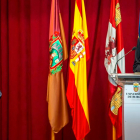 El director de la Escuela Superior Politécnica, Miguel Ángel Mariscal, junto al rector de la UBU, Manuel Pérez Mateos. SANTI OTERO