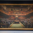 Pintura el ‘Parlamento involucionado’ del artista Banksy.-EUROPA PRESS