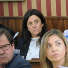 La concejal no adscrita Silvia Álvarez de Eulate durante un Pleno municipal-ISRAEL L. MURILLO
