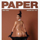 Kim Kardashian protagoniza la portada de 'paper magazine' con su gran trasero al aire.-Foto: EL PERIÓDICO