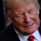 El presidente de los Estados Unidos, Donald Trump, en el Jardín Sur de la Casa Blanca.-REUTERS / JONATHAN ERNST