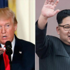 El presidente estadounidense Donald Trump junto al líder norcoreano Kim Jong-un-EPA/YNA