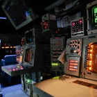 Un oficial de la marina estadounidense en el centro de control de armas del USS Monterey, en el puerto de Constanta (Rumanía), en el mar Negro, en el 2011.-AP / VADIM GHIRDA