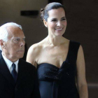 Giorgio Armani junto a su sobrina Roberta.-Foto: MATTEO BAZZI / EPA