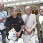 Mariano Mangas, Luis Miguel Orcajo, Félix Yáñez y Alfonso Ruiz, ayer, en la presentación del evento.-RAÚL G. OCHOA
