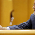 Mariano Rajoy, el pasado martes en el Senado.-JOSÉ LUIS ROCA