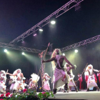 El grupo de danzas de Ruanda fue uno de los participantes internacionales, nacionales y comarcales del evento.-ECB