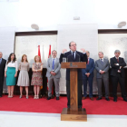 El presidente de la Junta de Castilla y León, Juan Vicente Herrera, preside la firma de los acuerdos sobre la implantación de nuevas enseñanzas de grado y de máster en el periodo 2016-2019 con los rectores de las universidades públicas y privadas-ICAL
