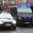 Imágenes de la operación de la Policía Nacional de este martes en Madrid.-EFE