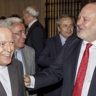 Juanjo García a la salida del acto institucional celebrado ayer en la Catedral de Burgos.-SANTI OTERO