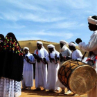 Música negra Gnawa de Marruecos.-