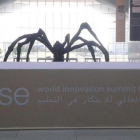 La profesora de la Universidad Isabel I, Marta Buján, durante su estancia en la Cumbre Wise sobre Educación en Qatar.-ECB