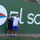 Jorge Barriuso y Juan Remacha posan en las instalaciones de El Soto.-ECB