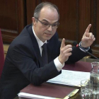 Captura de la señal institucional del Tribunal Supremo con la declaración de Jordi Turull.-EFE / TRIBUNAL SUPREMO