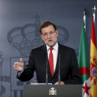 Mariano Rajoy, este martes en conferencia de prensa en la Moncloa.-Foto: REUTERS
