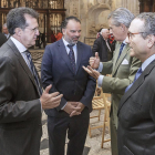 José Luis Ulibarri conversa con Fernando de Yarza (Henneo), Asís Martín, (Europa press) y Javier Moll (Prensa Ibérica).-S. OTERO