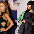 Ariana Grande y Nicki Minaj.-Foto: AFP / OLI SCARFF
