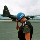 Imagen de archivo de un soldado de las Naciones Unidas en una misión de paz.-Foto: WIKIPEDIA