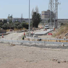 Los obreros avanzan en la ejecución de la obra del vial en una imagen tomada esta semana.-ISRAEL L. MURILLO