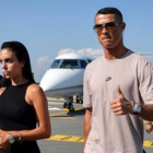 Cristiano Ronaldo a su llegada a Turín.-JUVENTUS OFICIAL PAGE