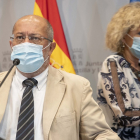 El vicepresidente de la Junta, Francisco Igea, y la consejera de Sanidad, Verónica Casado. ICAL