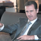 El presidente sirio, Bashar el Asad, aliado de Hizbulá, que le apoya en la guerra civil frente a los rebeldes.-