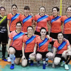 Plantilla del combinado del Bar La Peña La Sorbona, equipo que encabeza el torneo de liga femenino.-