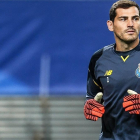 Iker Casillas, en un entrenamiento con el Oporto.-EFE