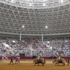 Imagen de un festejo taurino celebrado en el Coliseum en la pasada feria de San Pedro y San Pablo.-Israel L. Murillo