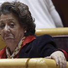 Rita Barberá, en el Senado, el 15 de marzo.-EFE / KIKO HUESCA