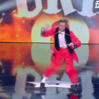 Imagen de la actuación en la final de 'Got Talent' de Antonio el Tekila.-