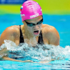 Yulia Efimova, campeona mundial en braza.-AFP / HENNING BAGGER