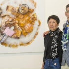 La pareja de artistas Megumi Kitazu y Jesús Gómez acercan al CAB su proyecto a largo plazo ‘Haggish Flash’.-ISRAEL L. MURILLO