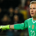 Ter Stegen en un partido con la selección alemana-/ PERIODICO