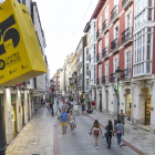 Promoción de la campaña en el centro de la ciudad.-ISRAEL L. MURILLO