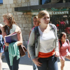 Alumnos extranjeros en el campus de la Universidad de Burgos.-RAÚL G. OCHOA