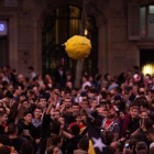 Manifestación contra la sentencia en los Jardines de Gràcia de Barcelona, este jueves.-EUROPA PRESS / DAVID ZORRAKINO