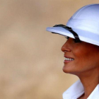 La primera dama de EEUU, Melania Trump en su visita a Kenia.-REUTERS