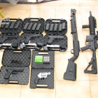 Armas incautadas en la Operación Gaviota. GUARDIA CIVIL.