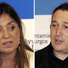 Carolina Blasco (PP) e Israel Hernando (Podemos). ECB