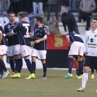 Imagen del encuentro que disputaron el Burgos y el Boiro en la primera vuelta.-SANTI OTERO