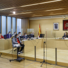 Momento del juicio por el asesinato del escayolista de Miranda de Ebro. SANTI OTERO