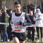 Óscar Cavia completó en solitario el último tramo de la prueba.-SANTI OTERO