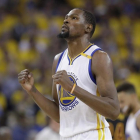 Kevin Durant, en un partido de esta temporada con los Warriors-MARCIO JOSÉ SÁNCHEZ / AP