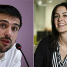 Ramón Espinar y Rita Maestre, candidatos a las primarias a la dirección de Podemos en la Comunidad de Madrid.-