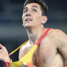 Sergio Fernández, después de su semifinal.-AFP / OLIVIER MJORIN