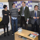 Un momento de la presentación de la primera jornada de ‘Un día contigo’ en el concesionario de Grupo Julián.-ISRAEL L. MURILLO