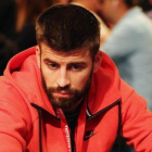 Gerard Piqué, jugando en el torneo de póquer del año 2015.-RICARD CUGAT